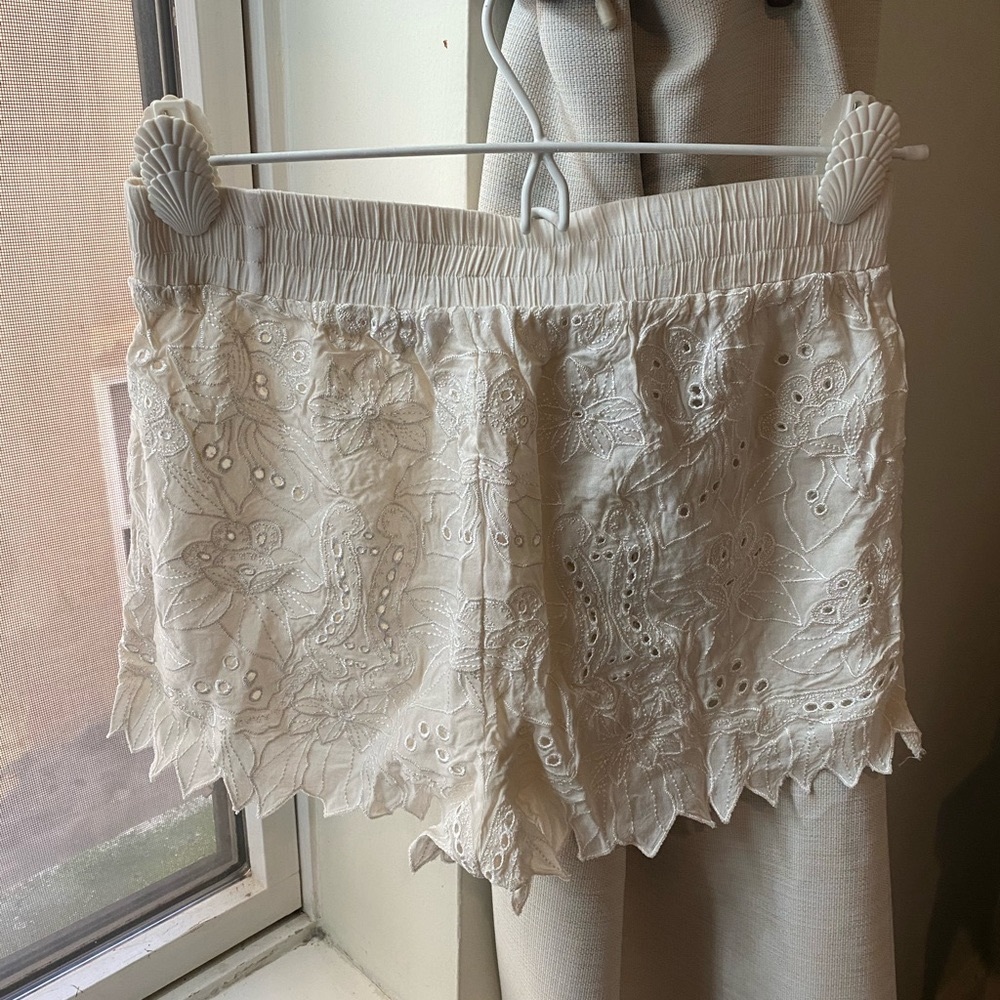 Somedays Lovin white lace shorts